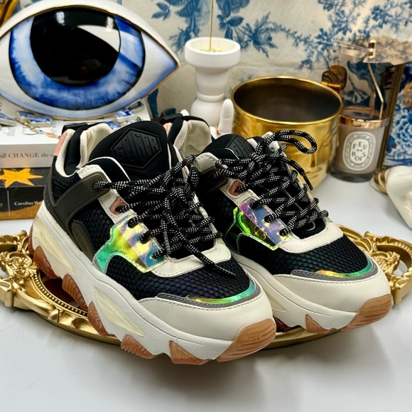 🆕 KURT GEIGER LONDON 🧿 NWOB Letta Platform Sneakers, Sz 37 - Picture 4 of 16